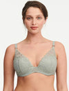 Chantelle Mint Fleurs Plunge T-Shirt Bra