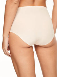 Back of Chantelle SoftStretch Brief in Nude Blush color