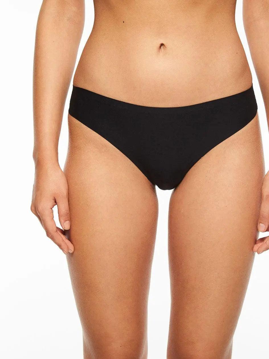 Chantelle SoftStretch Thong in Black color