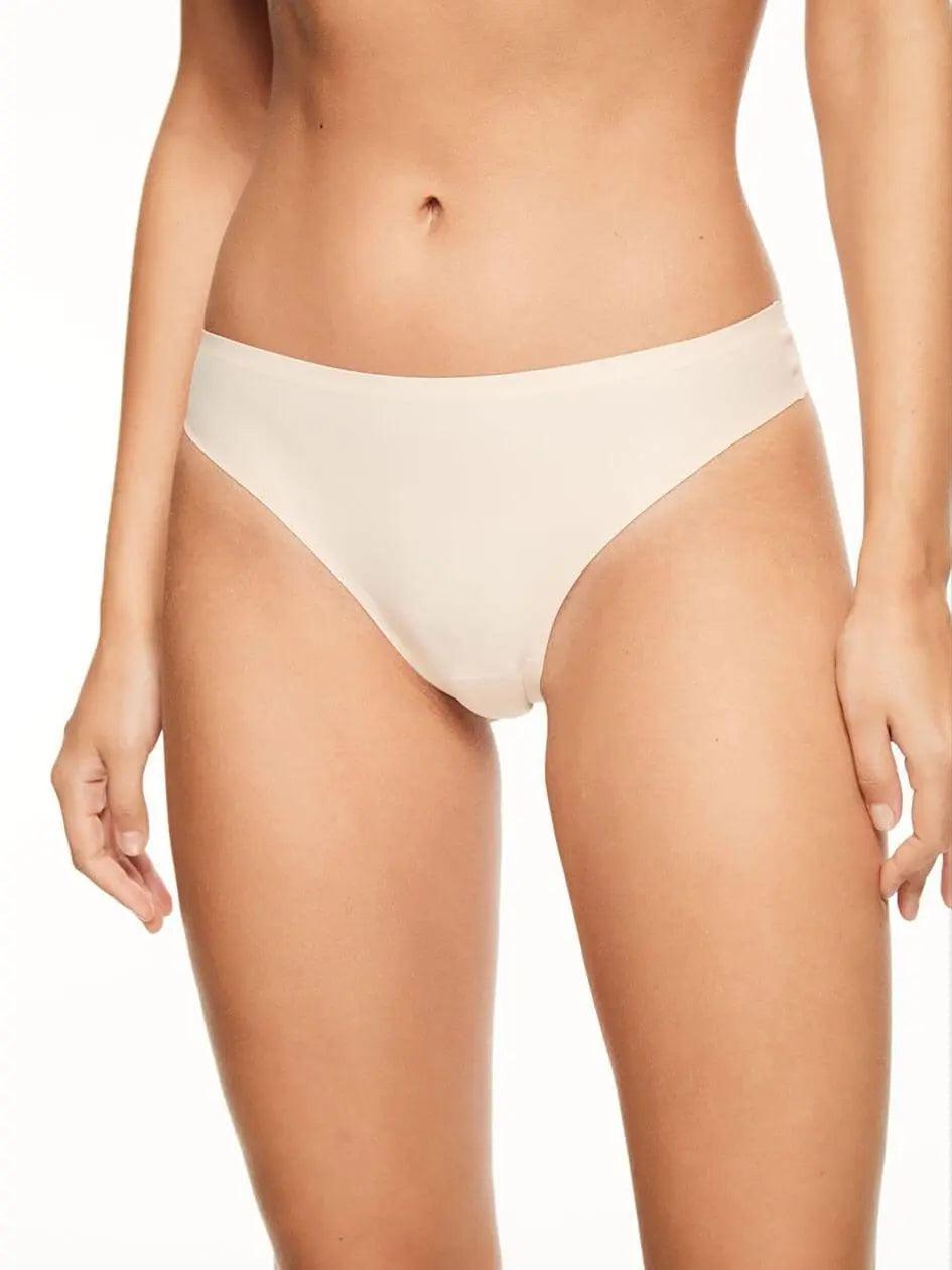 Chantelle SoftStretch Thong in Nude Blush color