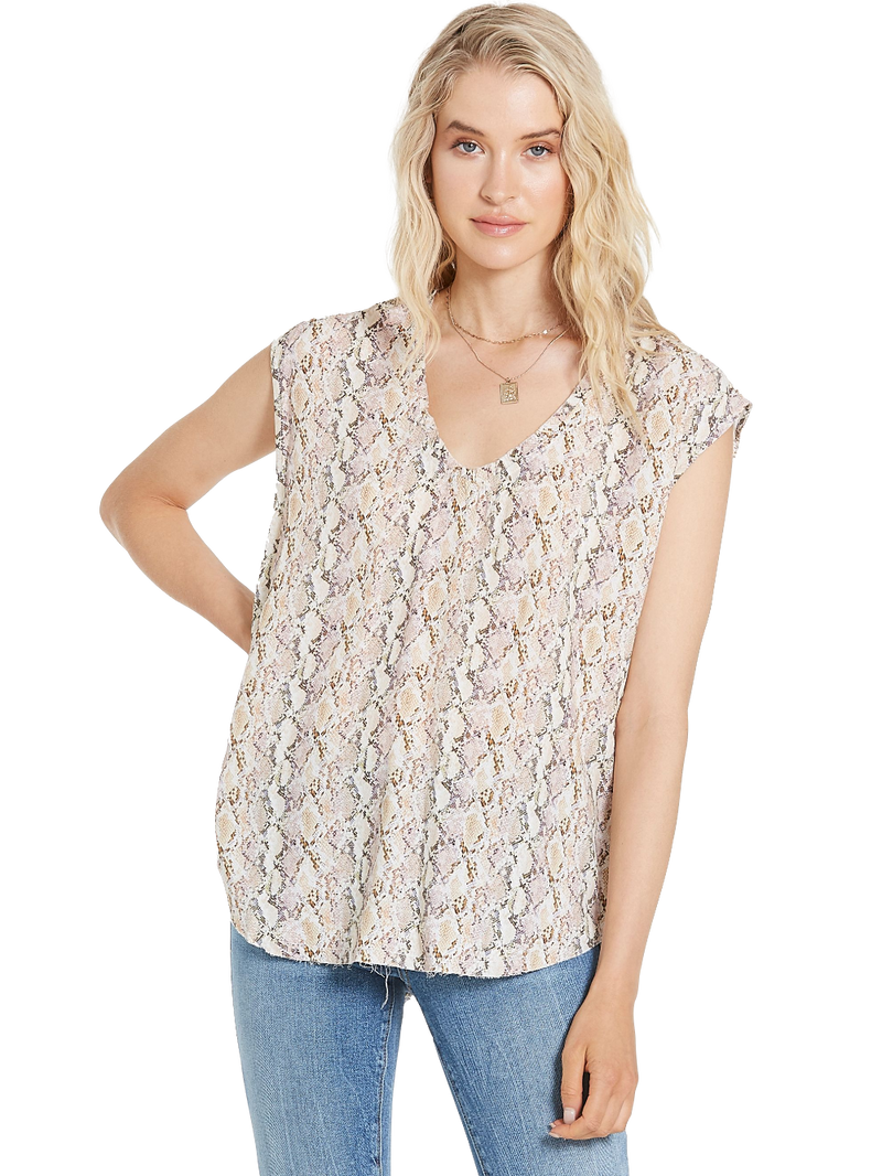 Twilight Mauve Thistle Snake Top