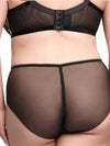 Dita Von Teese-Black Fortunia High Cut Brief