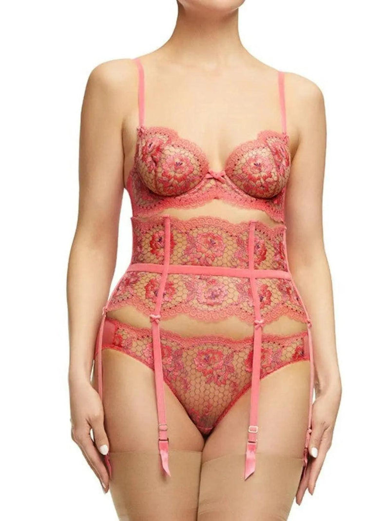 Blood Orange Evelina Set. Only the suspender is included in this listing