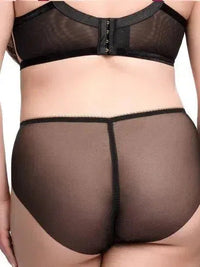 Black Fortunia High Cut Brief