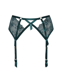 Lucite Blue Madam X Suspender