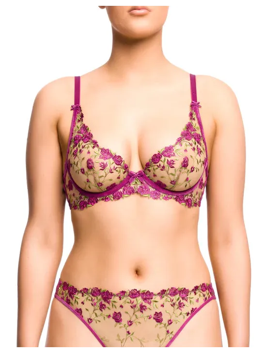 Dita Von Teese-Pinot Noir Rosewyn Plunge Bra