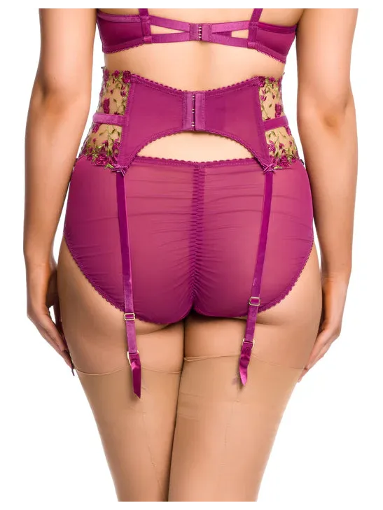 Dita Von Teese-Pinot Noir Rosewyn Suspender