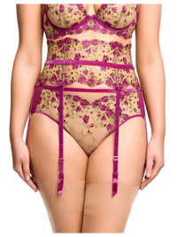 Dita Von Teese-Pinot Noir Rosewyn Suspender