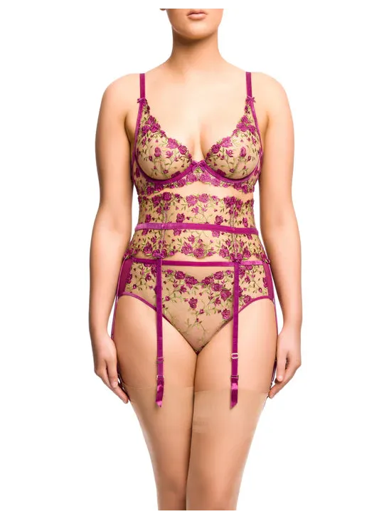 Dita Von Teese-Pinot Noir Rosewyn Suspender
