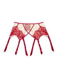 Dita Von Teese Red Maestra Suspenders