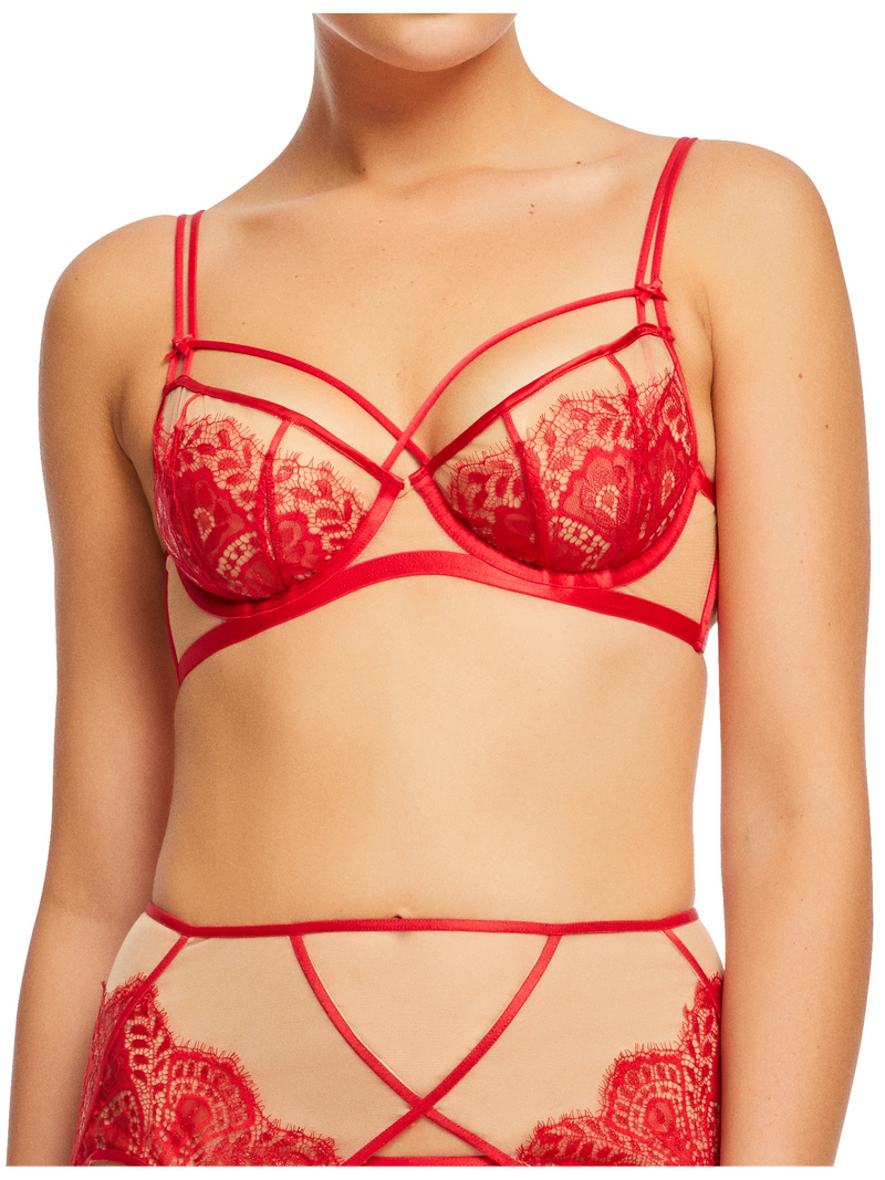 Dita Von Teese Red Maestra Bra