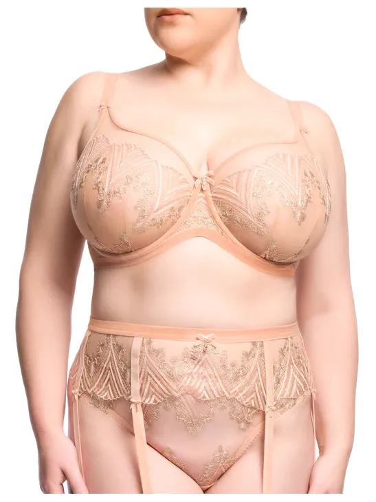 Dita Von Teese-Vintage Peach Fortunia Curve Bra