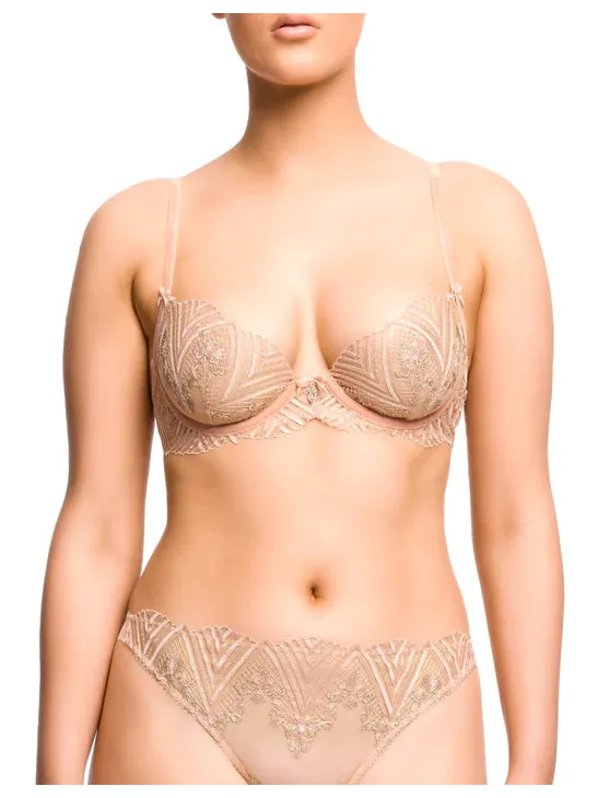 Dita Von Teese-Vintage Peach Fortunia Plunge Bra
