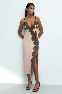 Effetto Lingerie-Almond Milk Night Bloom Nightgown