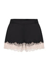 Effetto Lingerie-Black and Beige Lace Cami Short Set