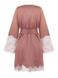 Effetto Lingerie-Wood Rose Effetto Satin Robe