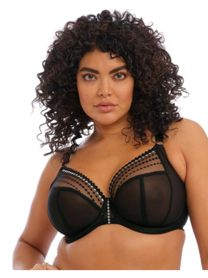 Black Matilda Plunge Bra