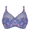 Denim Floral Morgan Bra