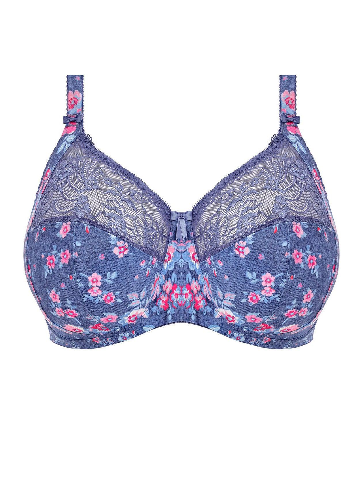 Denim Floral Morgan Bra