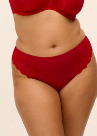 Elomi Brianna Thong in Haute Red – product view 1