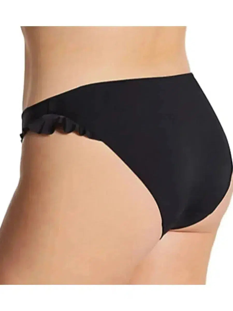 Blk Plain Sailing High Leg Brief