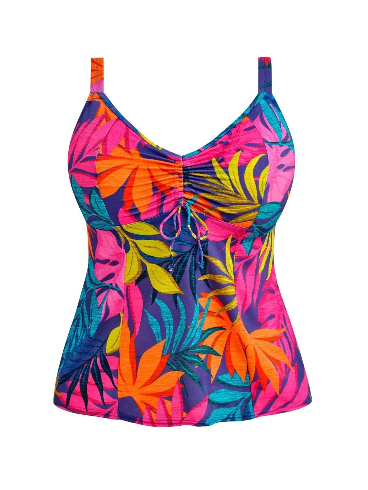 Elomi-Indigo Porto Rafti Moulded Tankini Top