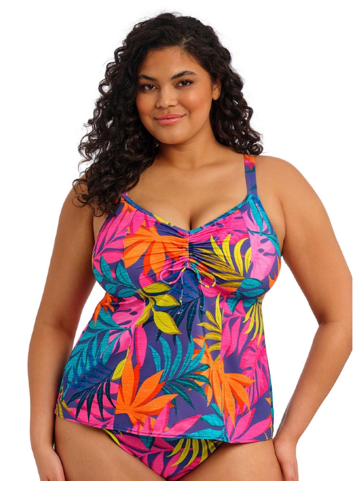 Elomi-Indigo Porto Rafti Moulded Tankini Top