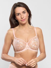 Empreinte Crystal Pink Amour Invisible Full Cup Bra