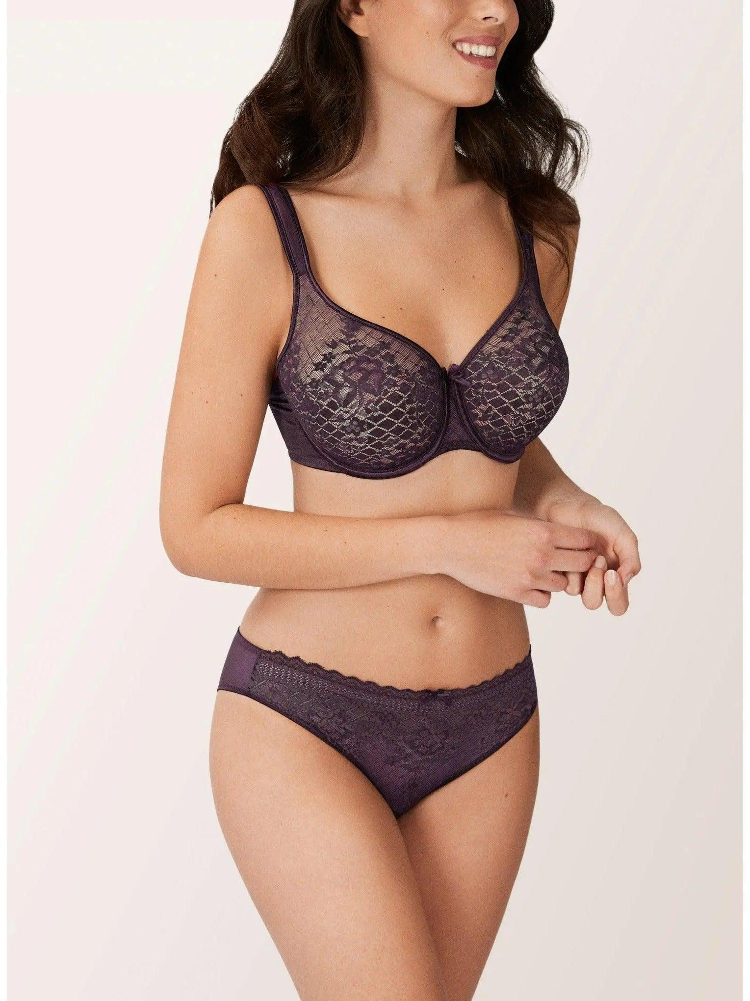 Empreinte Burgundy Melody Invisible Full Cup Bra – LaBella