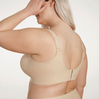Evelyn & Bobbie Beyond Bra in Sand – angled view