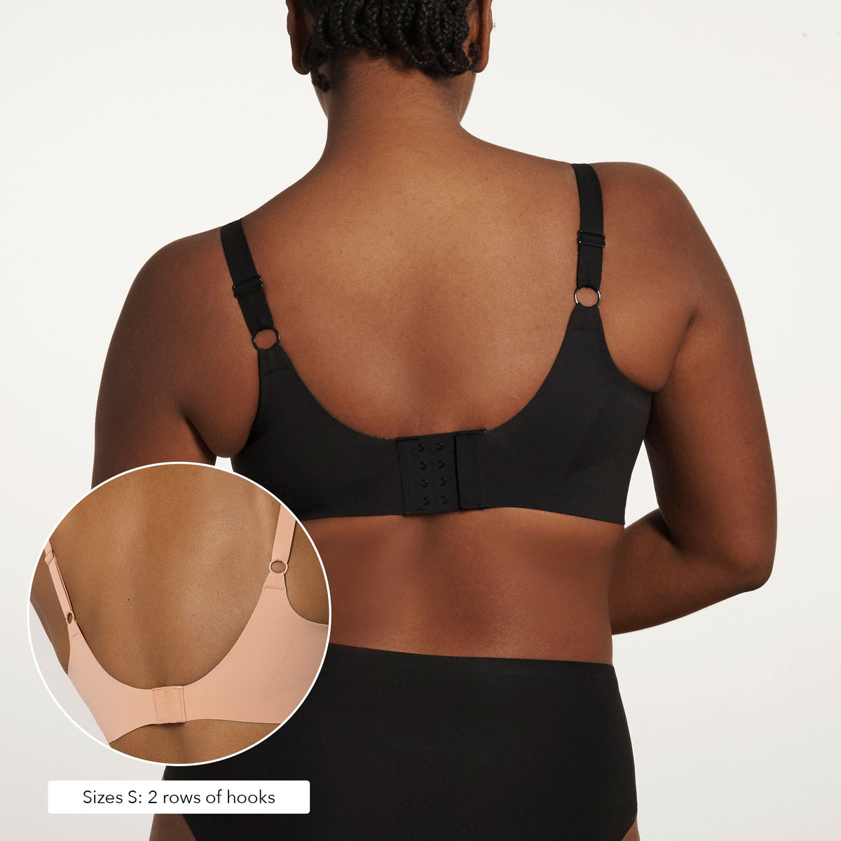 Evelyn & Bobbie Beyond Bra in Black – back view