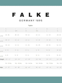 Falke Black Cryptogram Fashion Tights