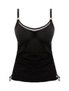 Fantasie Black East Hampton Classic Tankini Top