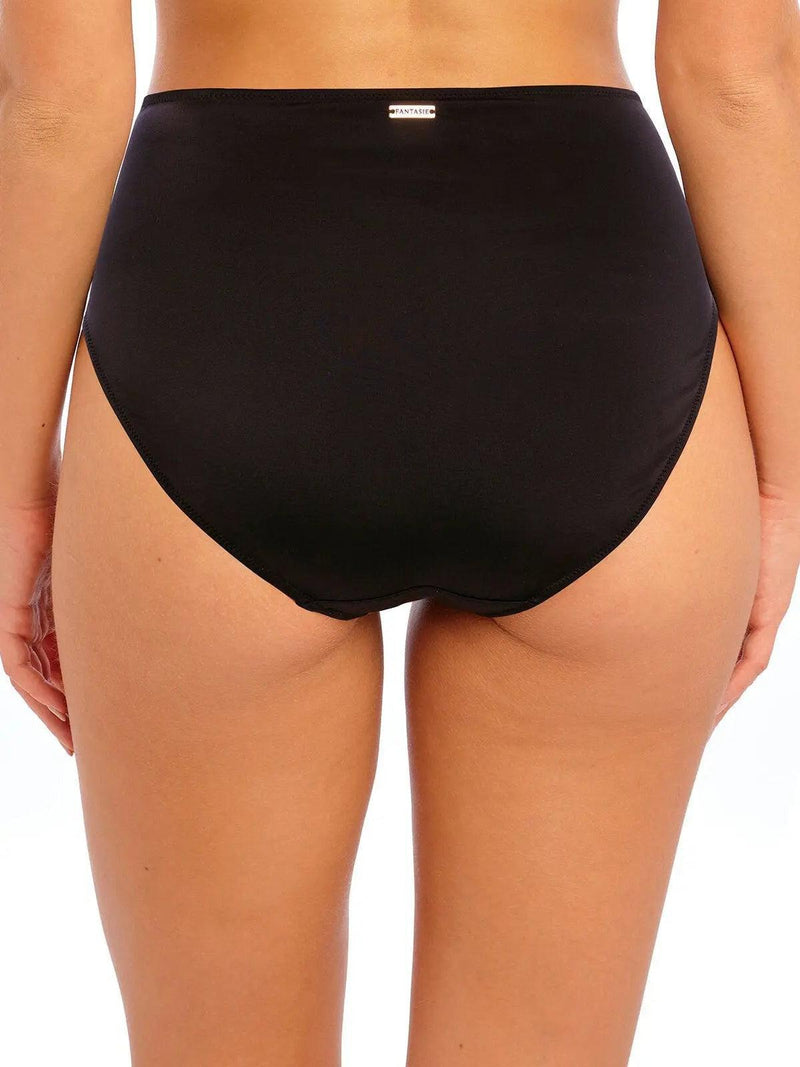 Fantasie Black East Hampton High Rise Bikini Briefs