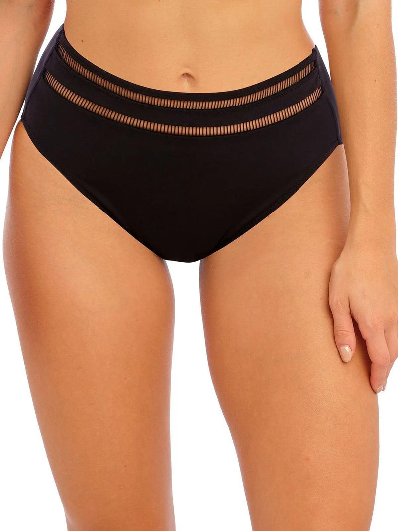 Black East Hampton High Rise Bikini Briefs