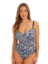 French Navy Hope Bay Twist Front Tankini