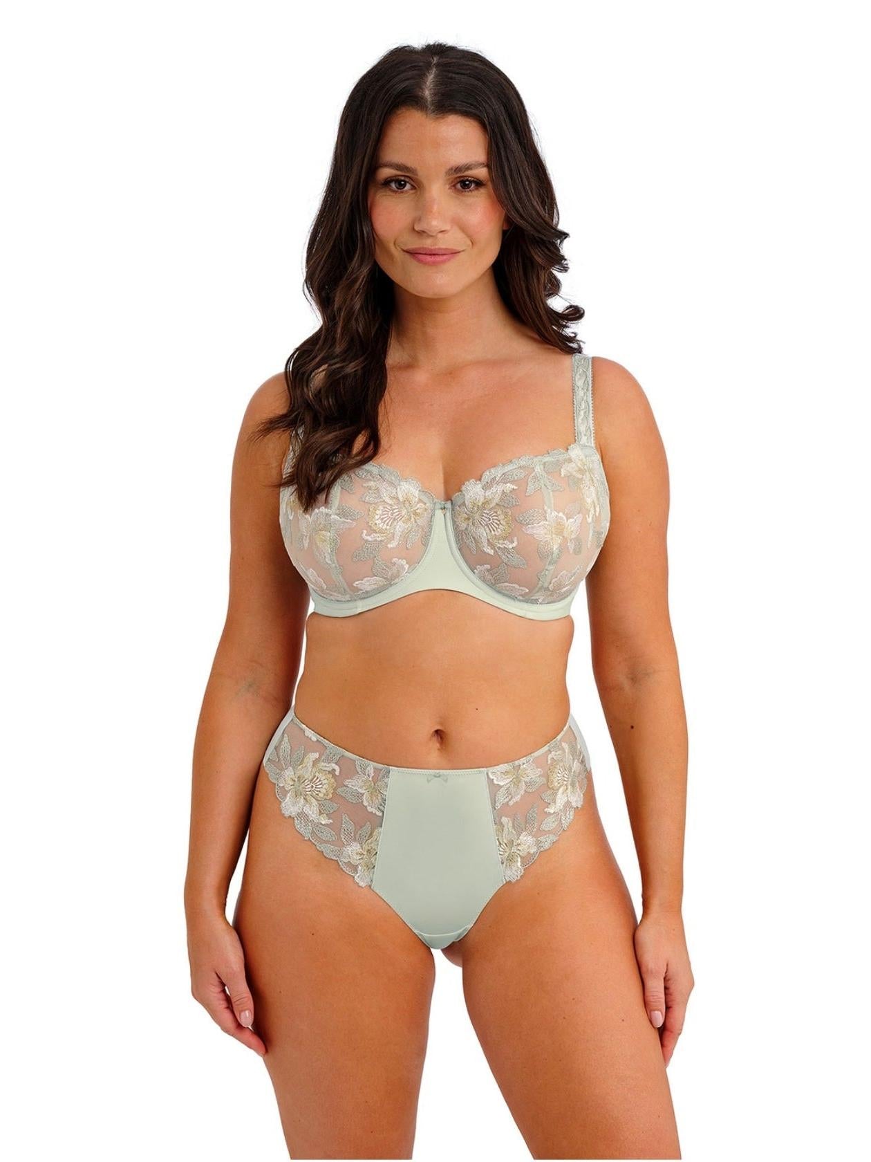 Fantasie-Vintage Green Magdalena Thong