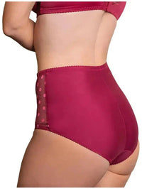 Fit Fully Yours Deep Red Carmen High Rise Briefs