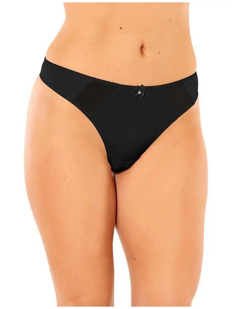 Fit Fully Yours Black felicia thong