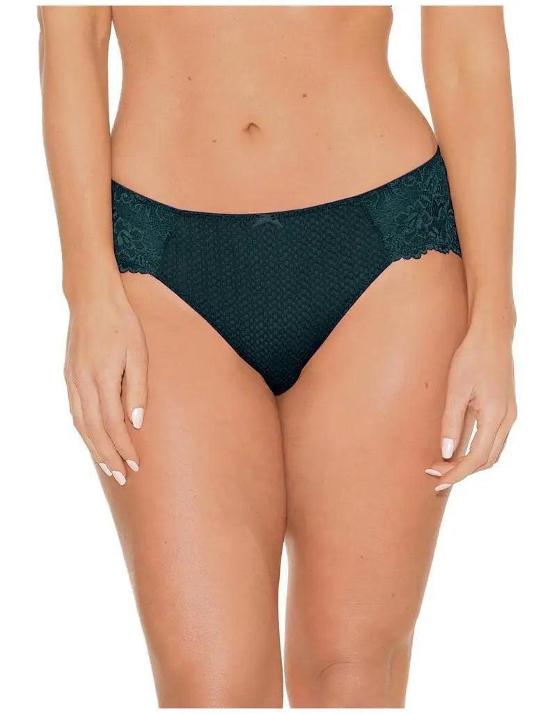 Fit Fully Yours Serena Bikini in Forest Green color - front