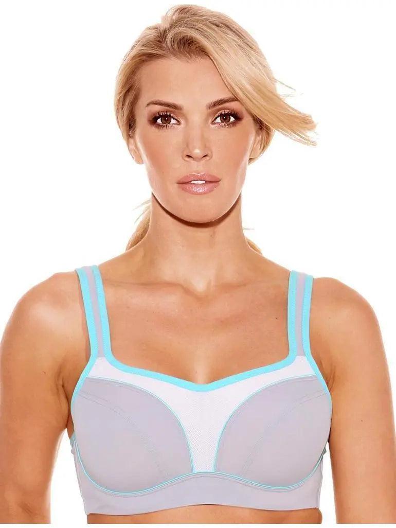 Silver Teal Pauline Sports Bra