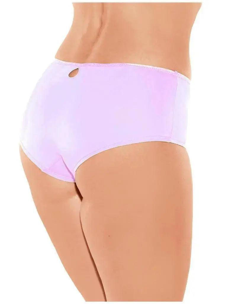 Fit Fully Yours Pink Crystal Boyshorts from back