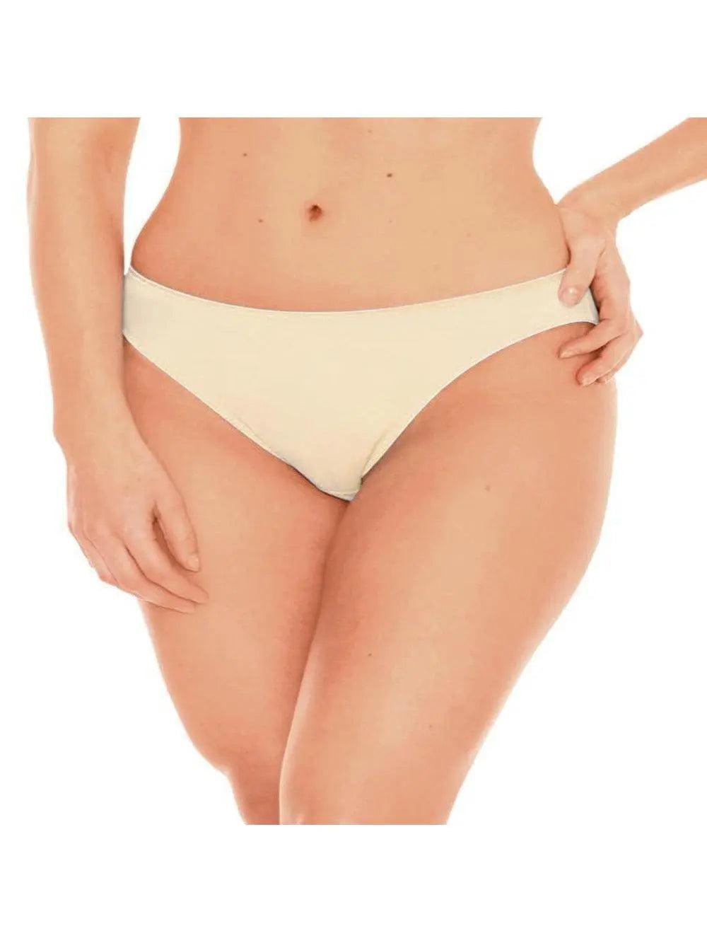 Fit Fully Yours Crystal Smooth thong in champagne color