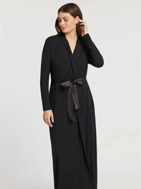 Fleurt-Black Fleur't Long Robe