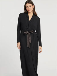 Fleurt-Black Fleur't Long Robe