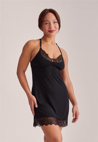 Fleur’t Desire Chemise style 6057 in Black – official product view 4