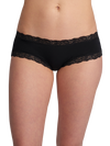 Fleurt Black Iconic Boyshort - front