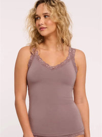 Cappucino Iconic Cami with Shelf Bra