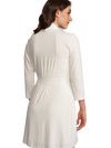 Back of Fleurt Iconic Robe in Chantilly color