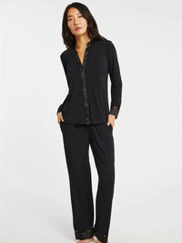 Fleurt-Black Tuxedo PJ Set